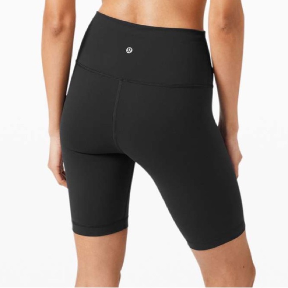 Lululemon Wunder Train High Rise Short‎ 8" Black